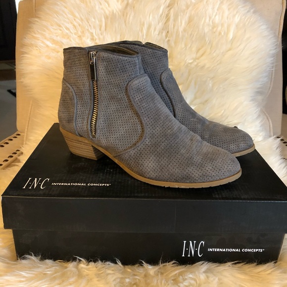 INC International Concepts Shoes - INC Suede Booties